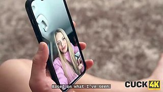 Hot Wife Fucks Husband's Best Friend in Front of Him - Cuckold Sex with Charlie Dean & Hugo Antonin