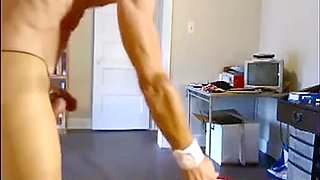 ROBERT RICHARD MILGATE EXPOSED CLEANING IN PANTYHOSE AND HEELS