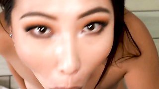 Step-mom action with appealing Jade Luv from Family Strokes