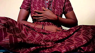 Ammu squeezes her breasts while wearing her nightie, turning up the heat 135