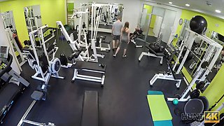 Hunt4k. naive fitness bunny has xxx with rich masculine
