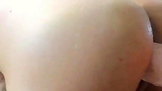 Stretching My Pussy with Monster Dildo