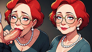 Lois MILF Redheads Sucking Cock (ai)