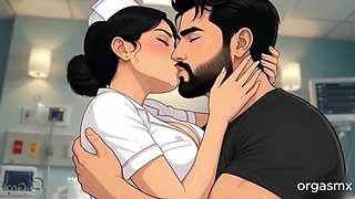 Desi Hot Doctor Bhabi Gives Special Treatment - Indian MILF Doctor Fantasy