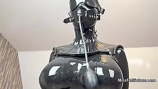 Bound In Full Heavy Rubber With Miss Fetilicious
