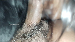 Desi Hot Couple Enjoying Hot Romance in Girls Frend Village Room in Bed Room