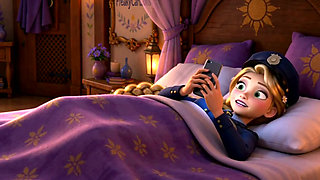 Tangled Bliss: Rapunzel's First Blowjob with Flynn in 4K