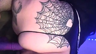 Amateur chick with a fat ass is punished with rough anal