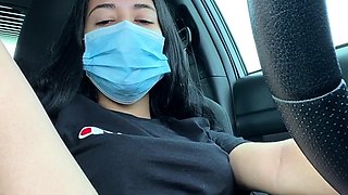 Amateur blondie solo anal masturbation
