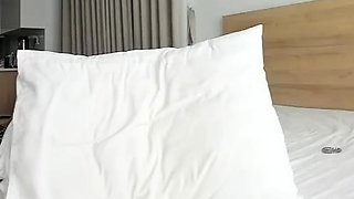 Teen with big boobs fucking a dildo on webcam