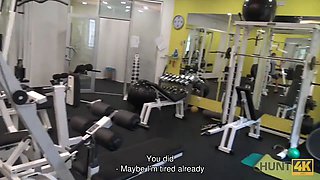 HUNT4K. Attractive girl and her cuckold BF couldn't say no to money