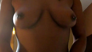 POV Creampie for Shy Black Teen