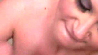 Busty Blonde Riding and Sucking Dick