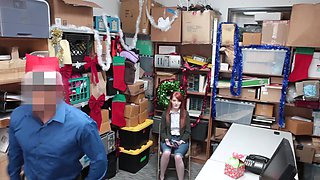 Krystal's naughty Christmas orgy with Marcus London and his massive cock