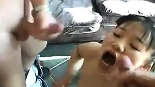 French-Asian Beauty Pleasures Three Lucky Men