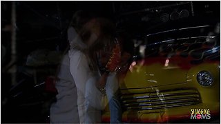 Milf Gets Her Pussy Licked And Fucked By A Car Enthusiast