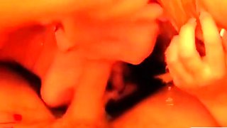 Two Russian Amateurs Blowjob Group Sex