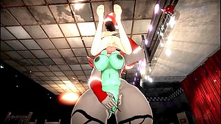 3d anime gameplay, 3d demon girl, 3d furry