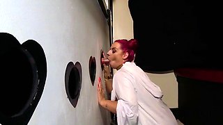 Cheri Pis Latex Double Penetration Glory Hole Threesome