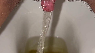 Morning Collection of Yellow Pee! Check Out My Pads and Panties!