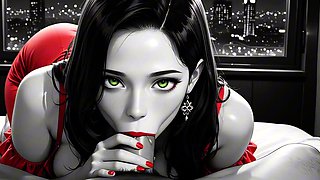 Busty hot babe enjoys wild erotic night in Sin City (AI Sex)