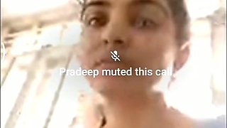 Naughty indian witnessing beefstick tugging on cam