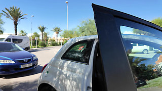 Public Outdoor Self Foot Worship Toe Licking Masturbation