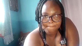 Showing off My Ebony Pussy and My Big Ass Part 1