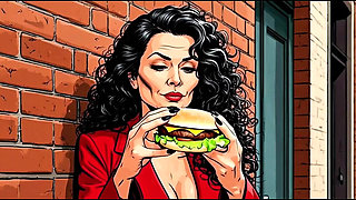 Casting for a 40-year-old Sexy Slut. Cartoon. MILF Black Stockings