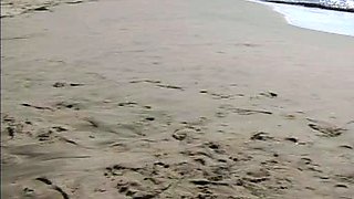 Slut ebony with pierced nipples screws a sex toy