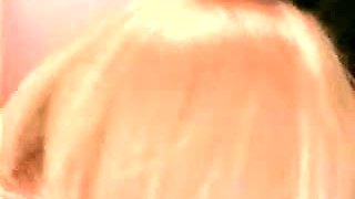 Two horny blonde lesbians licked on each other sweet twat