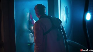 Amber Jayne's Wild Blonde Passion Explodes in Sultry Deep Heat