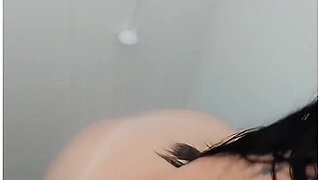 Sexy Girl Doing Streptease And Taking A Bath