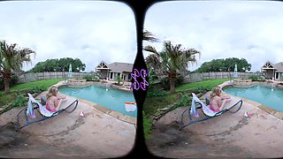 Kori stunning skinny amateur blonde girl outdoor posing