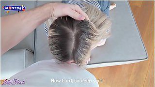 Petite Blonde In Stepsister Fucked Hard For Wrecked Car - Jizzed All Over Her Body