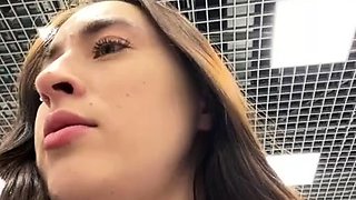 Russian Stripchat camwhores in public