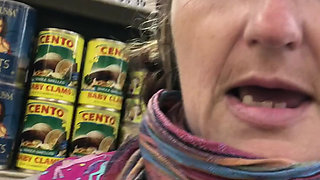 Flashing My Tits in Supermarket to Show You How Cold It Was!