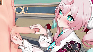 Honkai Star Rail - Hyacine X Caelus Passionate Sex - 3D Hentai Animation