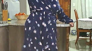 Amateur Big Tits MILF JOI in Kitchen POV