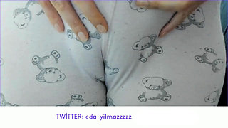 MASTURBATION IN PAJAMAS- CAMELTOE- PUFFED PUSSY- SWOLLEN PUSSY- TURKISH PORN