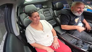 A 71-year-old granny, Dora Rodrigues, gives a blowjob in Ted's car while sharing life stories - Amateur, Brunette, Cougar, Latina>