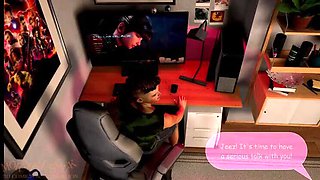 Helping Stepmom Offers Choice in Front of Young Men - Episode 1 Anal MILF 3D Animation