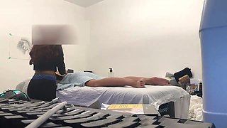 Legit Colombian RMT gives into Monster Asian Cock 2nd Appointment