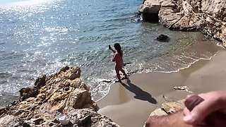 Amateur MILF Expressiagirl Outdoor Blowjob on Beach - Big Natural Tits & Hindi Dirty Talk