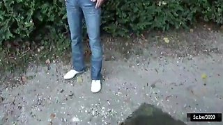 Elo Takes Anal In Public Garden