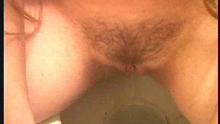 Mature Blonde MILF Flashes Hairy Pussy in Daring Outdoor Spots