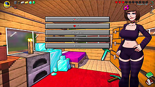 HornyCraft Minecraft Parody - Steve Gets Sloppy Handjob from Jenny for a Diamond