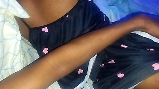 Stepdaddy Fuck Me Please! Climbing in Bed with Stepdaddy and Rubbing My Ass on His BBC