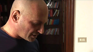 Double penetration for a blonde with nice tits