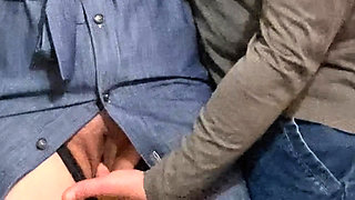 Omg!!! the Stranger's Hand Under My Dress in Subway